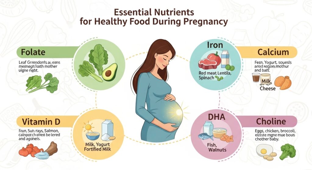 Essential Nutrients for Healthy Food During Pregnancy