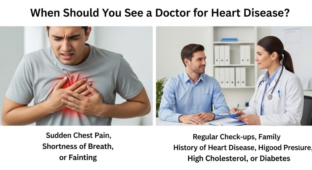 When Should You See a Doctor for Heart Disease?