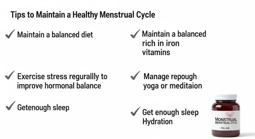 Tips to Maintain a Healthy Menstrual Cycle 