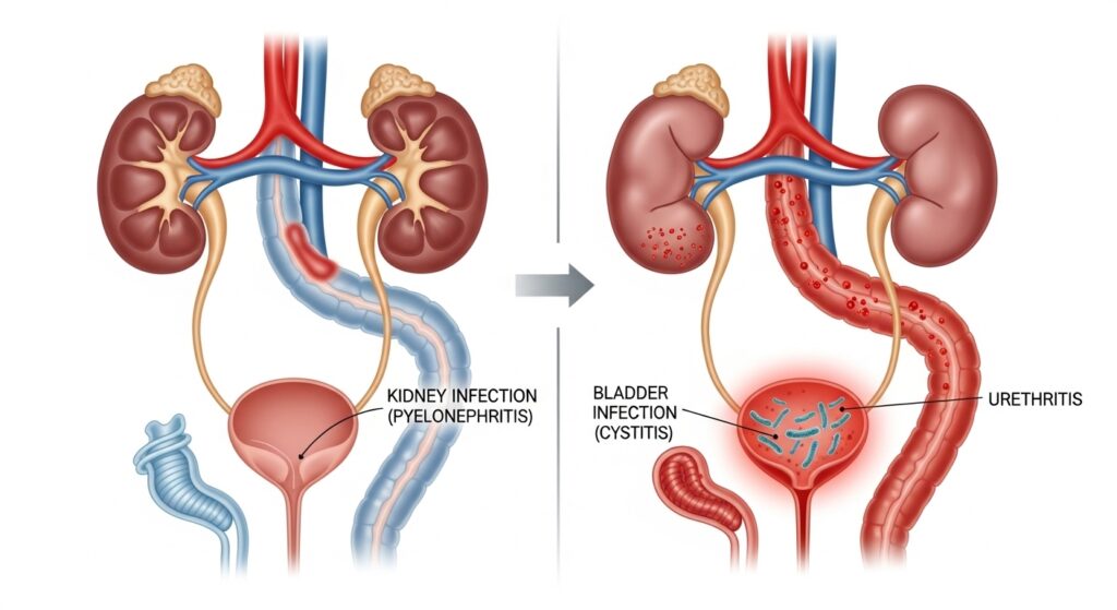 Urology Problems Caused by Urinary Tract Infections