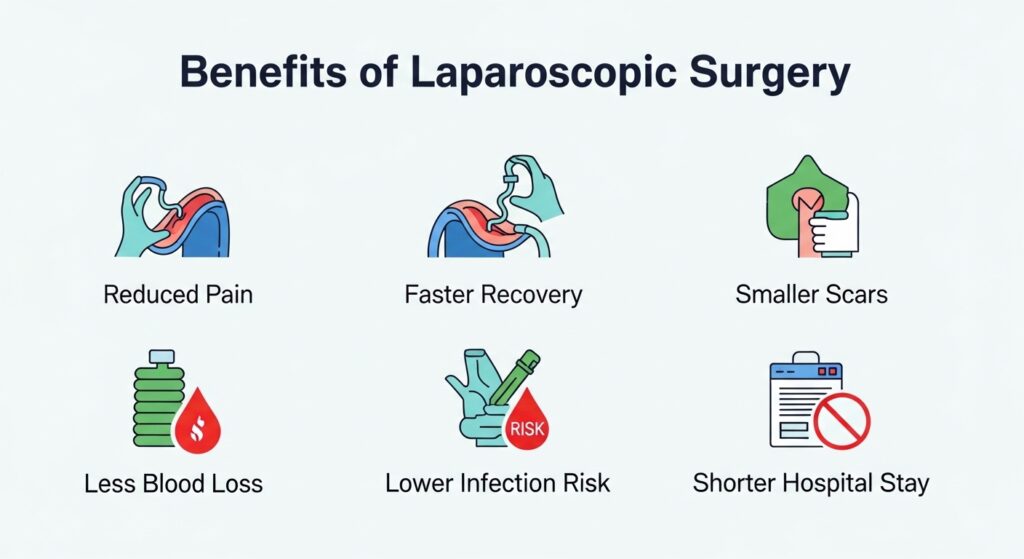 Benefits of Laparoscopic Surgery